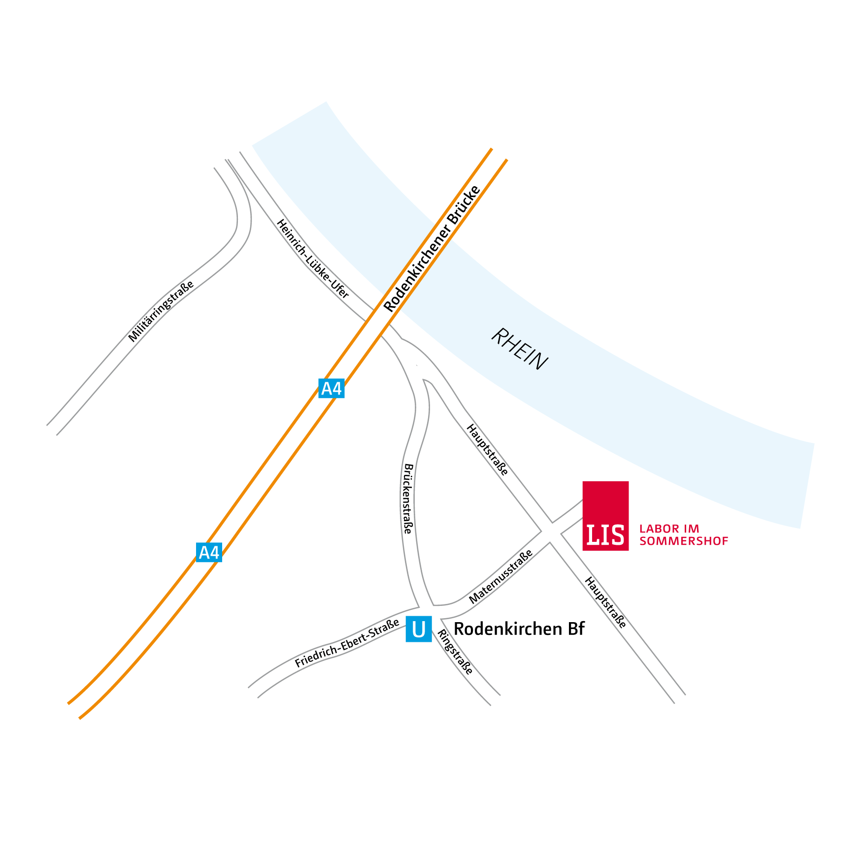 Anfahrt Köln